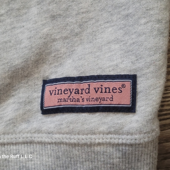 Vineyard Vines Martha's Vineyard Embroidered KC Royals👑 Logo Pullover 1/4Zip-Up - Picture 8 of 16